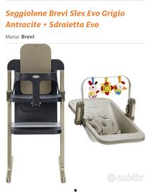 Seggiolone, sedia e sdraietta neonato