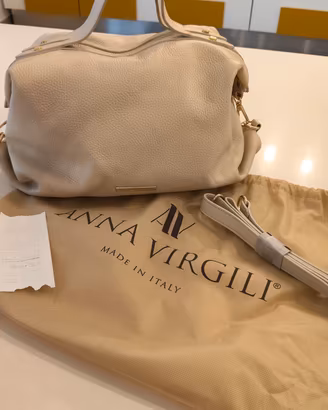 Borsa in vera pelle Anna Virgili - Nuova