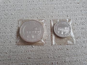 10 e 25 ECU della Grecia in argento col partenone