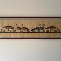 Papiro egiziano con cornice