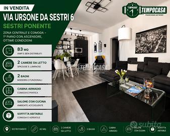 VIA URSONE DA SESTRI - TRILOCALE RISTRUTTURATO CON
