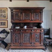 Mobile in noce inizio 900 stile veneto