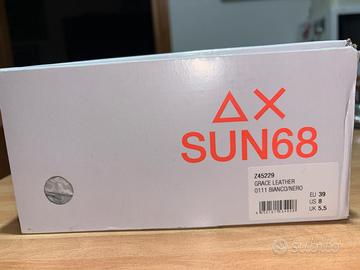 SUN 68 grace leather bianche e nere