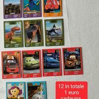 12 cards Disney Pixar collection 
