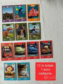 12 cards Disney Pixar collection 