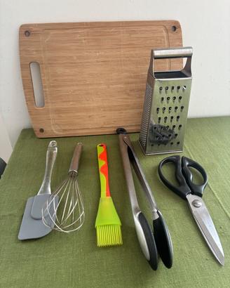 Utensili cucina: 10 pezzi - vedi foto