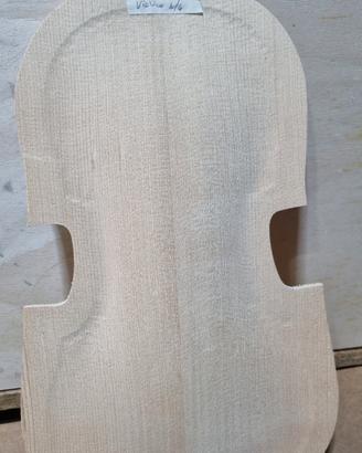 Tavola abete violino 4/4 pre fresata Cnc