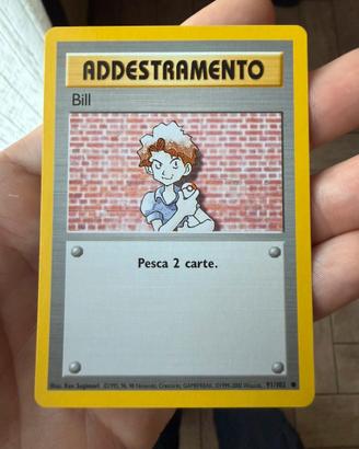 Carta Pokémon Bill Set Base excellent