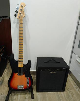 Basso + Amplificatore 40W Harley Benton