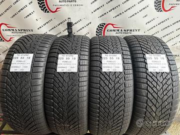 4 PNEUMATICI 225/55 R18 PIRELLI INVERNALI 95%