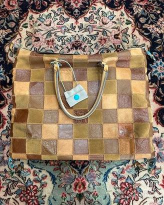 Borsa Gabs G3 Trasformabile Patchwork Pelle