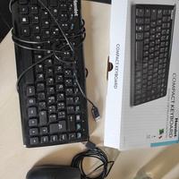 tastiera usb compatc ( mini) keyboard  + mouse