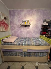 Letto multifunzionale con letto a contenitore