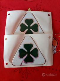 Coppia Stemmi loghi Quadrifoglio Alfa Romeo