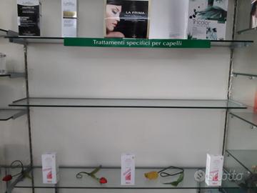 Mensola in vetro  per attività commerciale/casa
