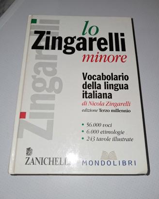 Lo Zingarelli Minore vocabolario Italiano 