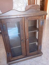 vetrinetta in legno artigianale 