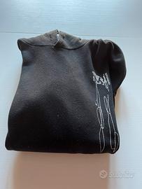 Felpa nera con cappuccio marlenekuntz