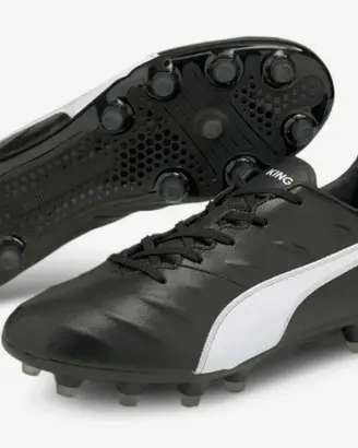 Scarpa Calcio Puma King Pro 21 FG - Nero/bianco