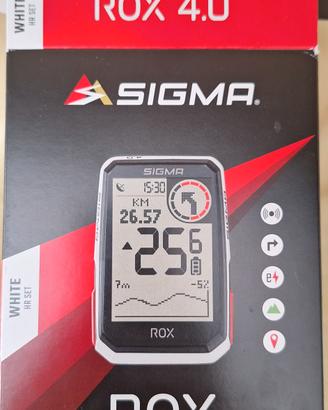 ciclocomputer sigma rox 4.0 cardiofrequenzimetro