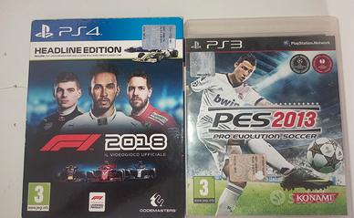 F1 2018 PS4, Pes2013 ps3