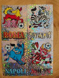 Figurine Prismatiche Mascotte Panini Calcio