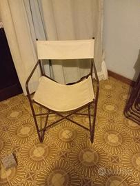 6 Sedie pieghevoli vintage regia 