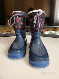 Stivaletti pioggia bambino PVC impermeabili n 30