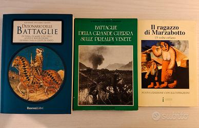 Lotto 3 Libri Storia: Grande Guerra e Autografi