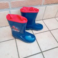 stivali gomma spider man  bambini tg 27