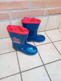 stivali gomma spider man  bambini tg 27