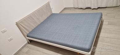 Letto Ikea Kleppstad con materasso Agotnes