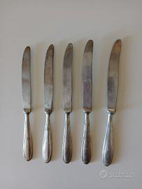 Coltelli da dessert vintage  in argento 1000
