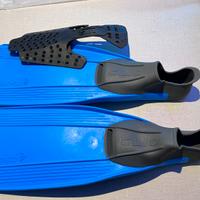 Pinne cressi sub clio taglia 33/34 blu