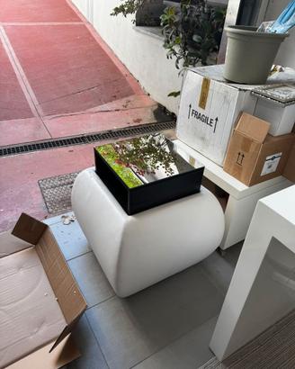 Comodini Bolzan con specchio e cassetto