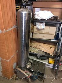 FILTRO A FARINA ACCIAIO INOX, SACCO E POMPA 220V