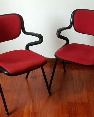 Coppia poltrone sedie Anonima Castelli Vertebra