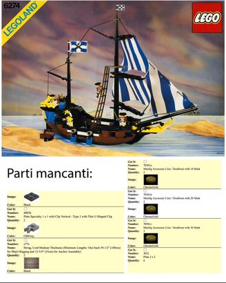 LEGO 6274 Caribbean Clipper 1989 – Originale