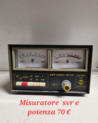Misuratore SWR e potenza Zetagi