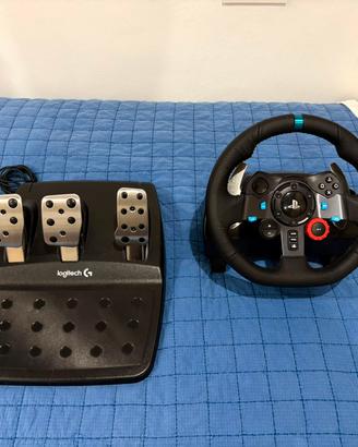 VOLANTE + PEDALIERA LOGITECH