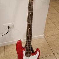 basso elettrico fender squier mini 