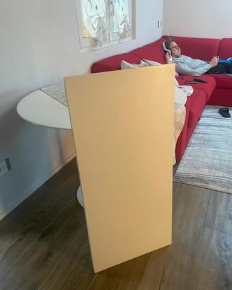 Tavolo rotondo bianco allungabile per 6 persone