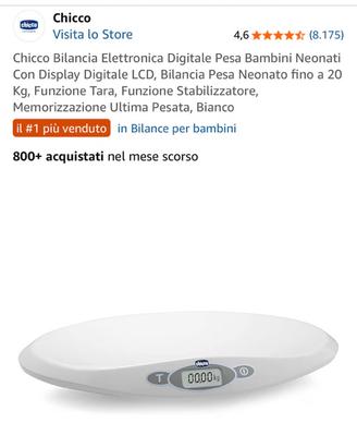 Bilancia bebé Chicco perfetta