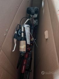 bicicletta Atala rosso bordeaux 