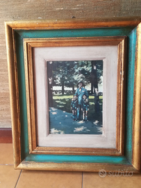 Quadro (olio su tavola) stile classico