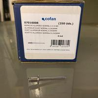 Cofan Rivetto alluminio normale 6x8 mm set di 250