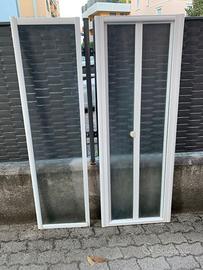 Porta pieghevole e anta singola per box doccia