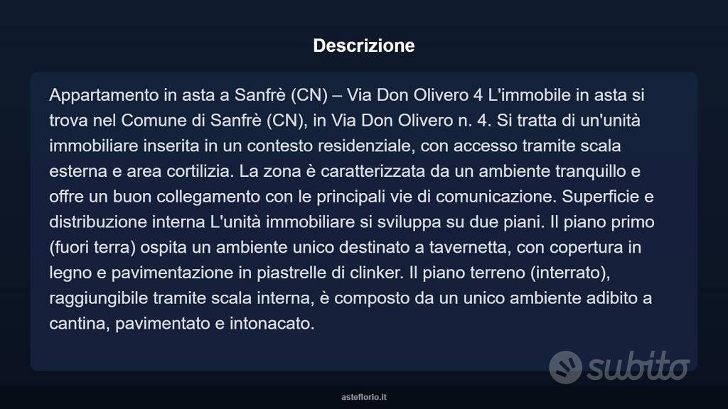 Appartamento – Sanfrè - Vista 4