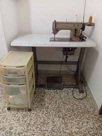 MACCHINA DA CUCIRE  + CASSETTIERA