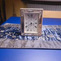 Orologio da tavolo in argento